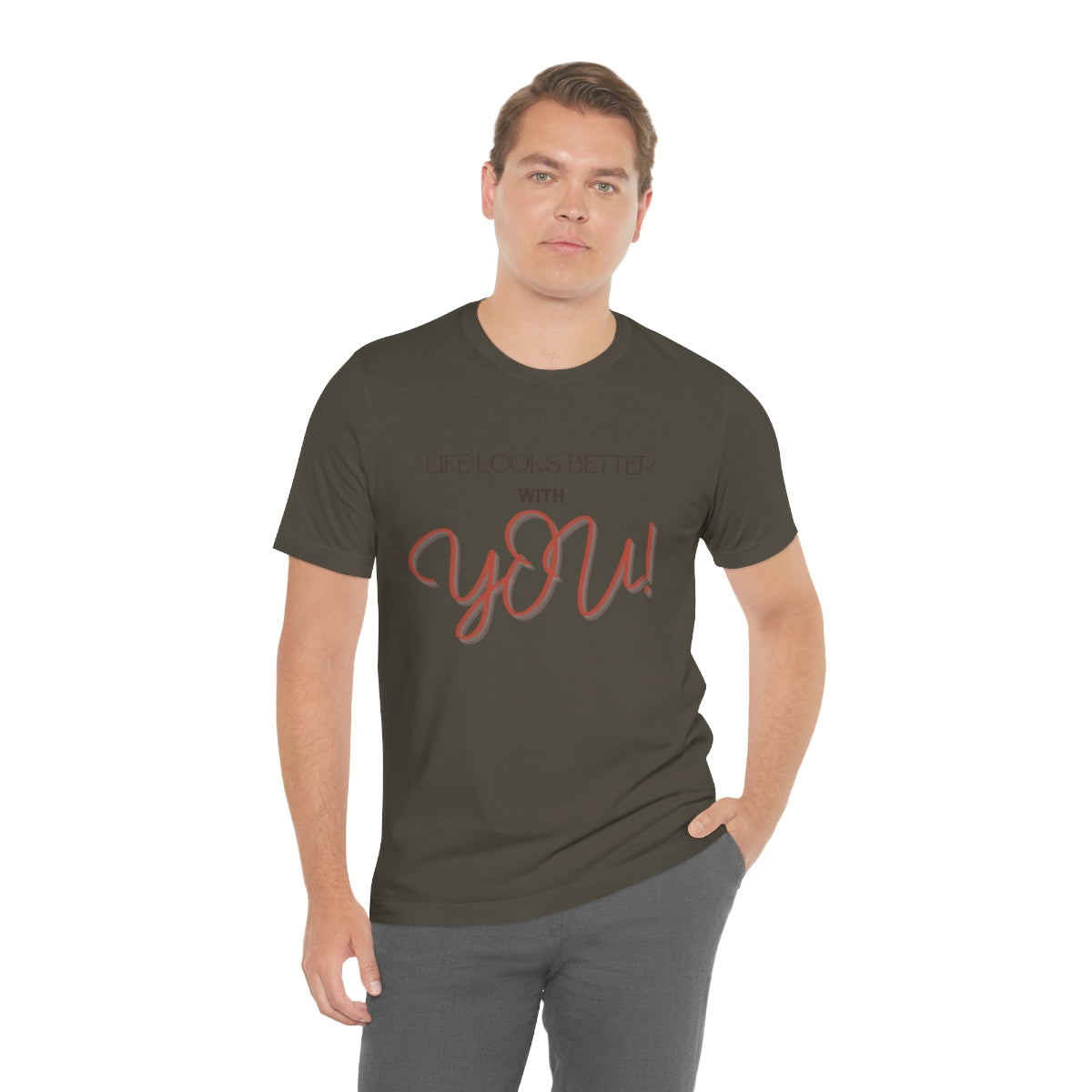 Life Looks Better With You Jersey Short Sleeve Tee