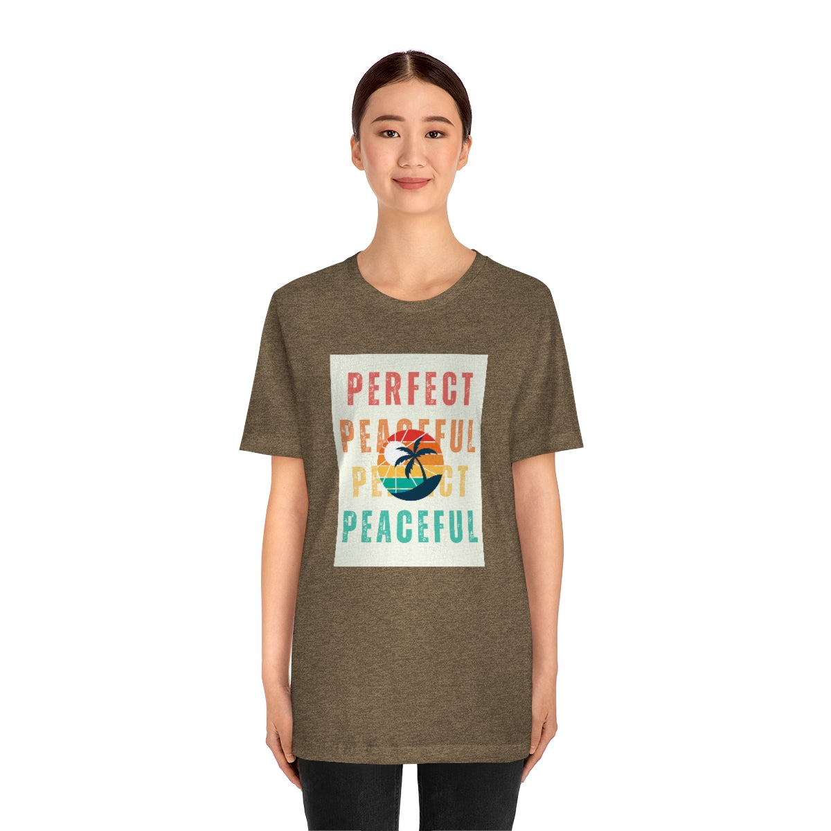 Perfect/Peaceful Unisex Jersey Short Sleeve Tee