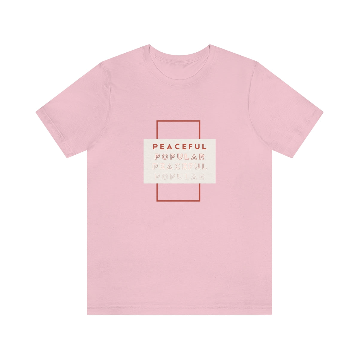 Peaceful/Popular Jersey Short Sleeve Tee