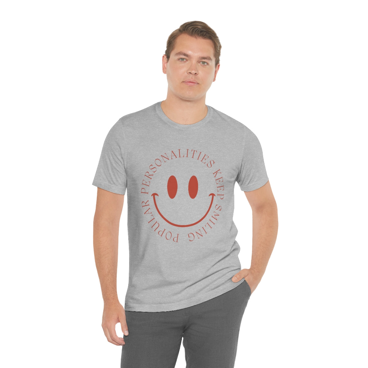 Keep Smiling Jersey Short Sleeve Tee
