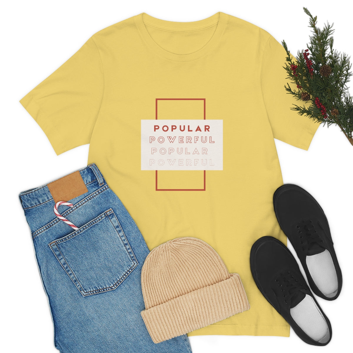 Popular/Powerful Jersey Short Sleeve Tee
