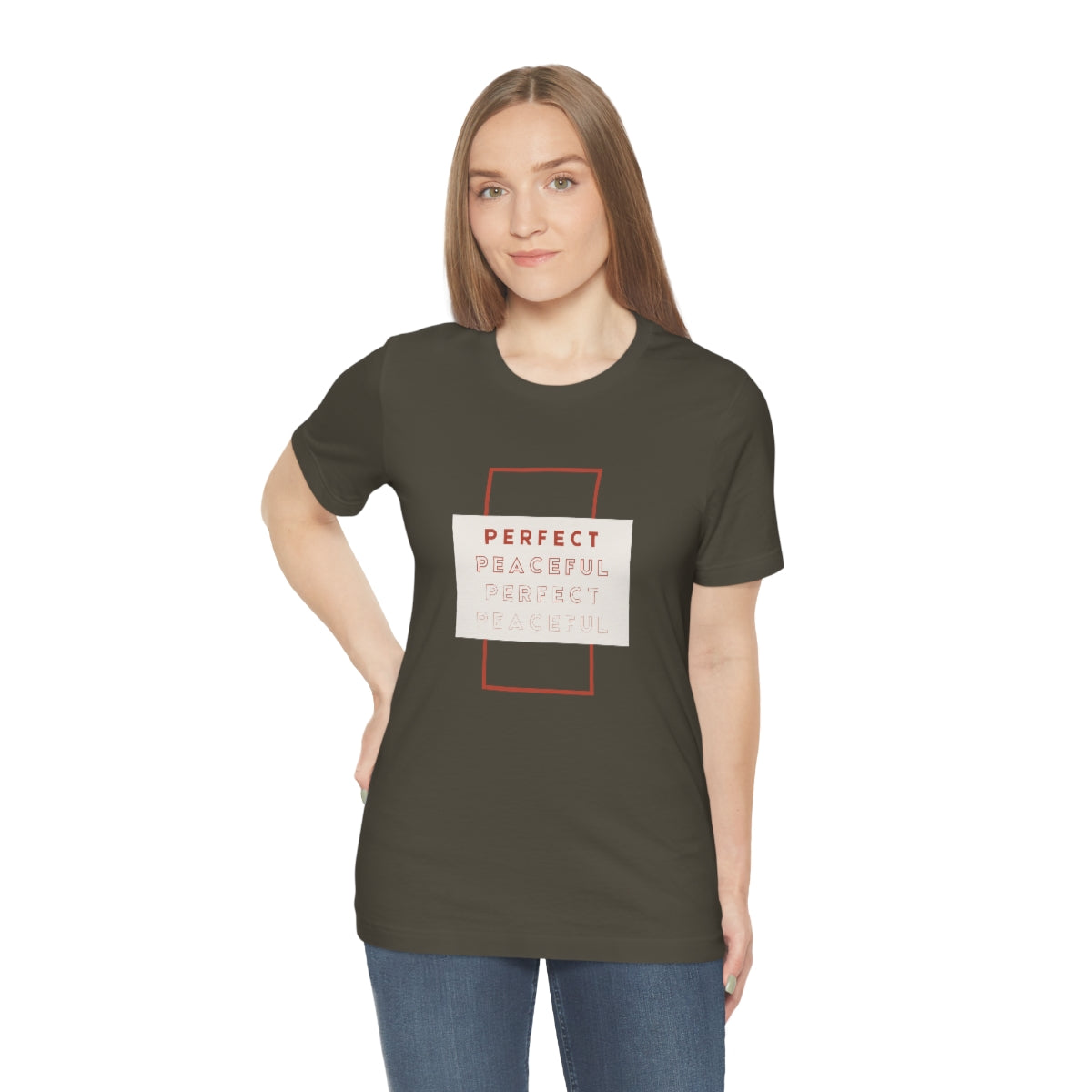 Perfect/Peaceful Jersey Short Sleeve Tee