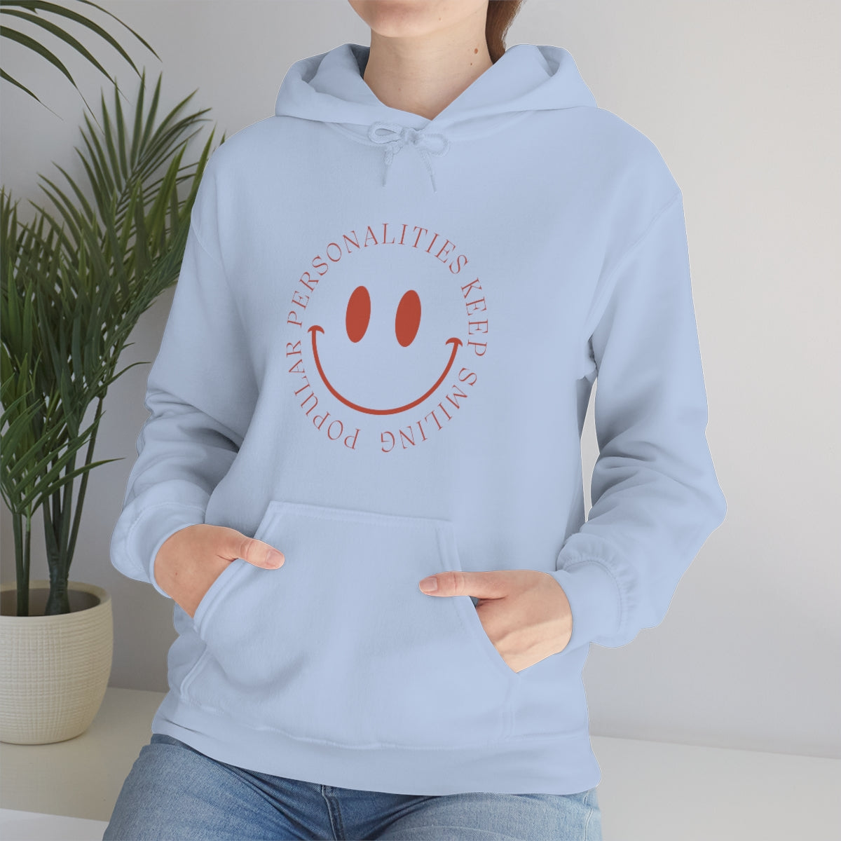 Keep Smiling Unisex Heavy Blend™ Hooded Sweatshirt