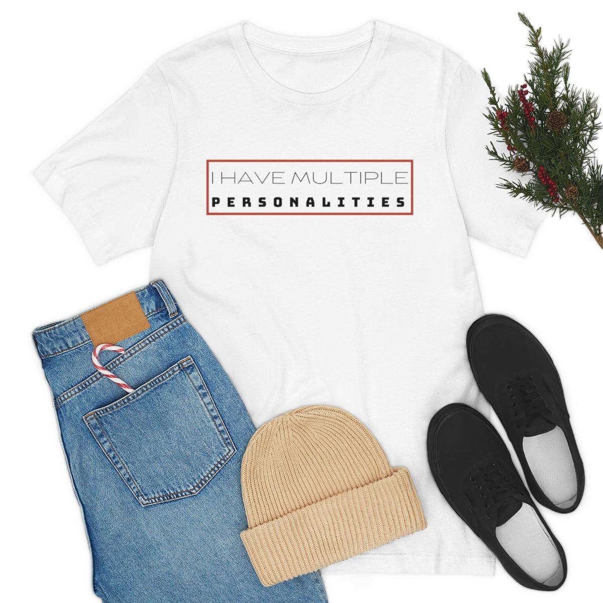 Multiple Personalities Unisex Jersey Short Sleeve Tee