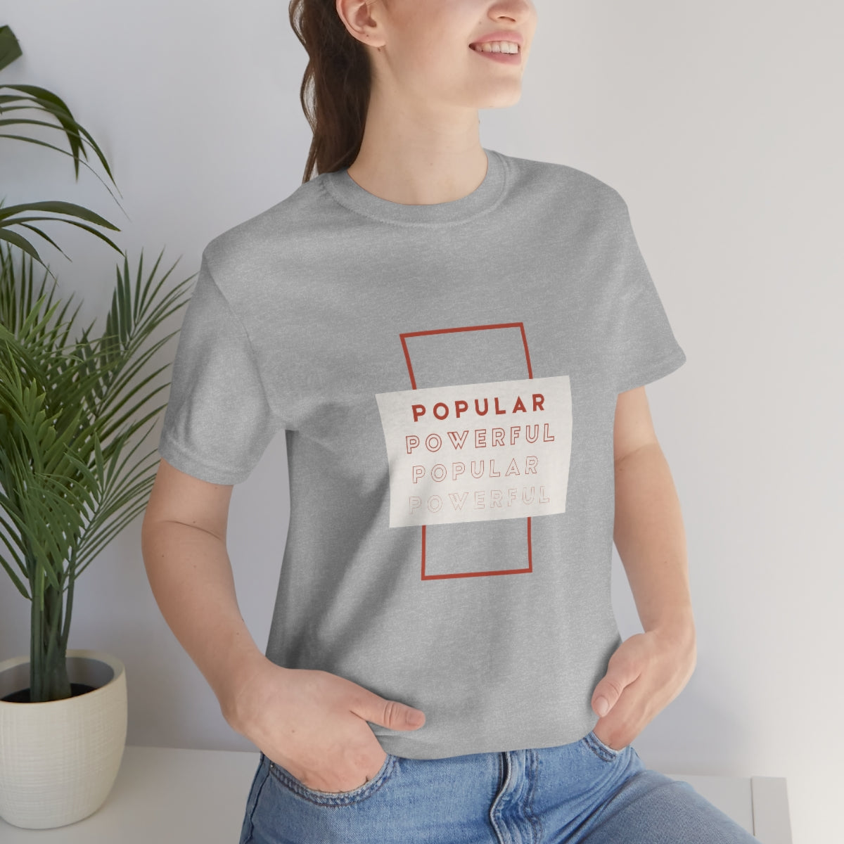 Popular/Powerful Jersey Short Sleeve Tee
