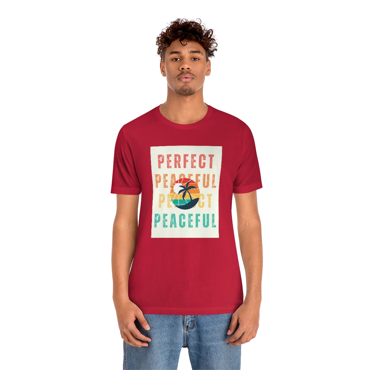 Perfect/Peaceful Unisex Jersey Short Sleeve Tee