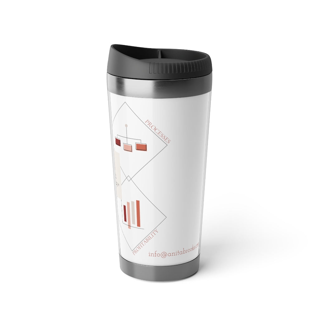 P4 Power Coaching™ Stainless Steel Travel Mug with Insert