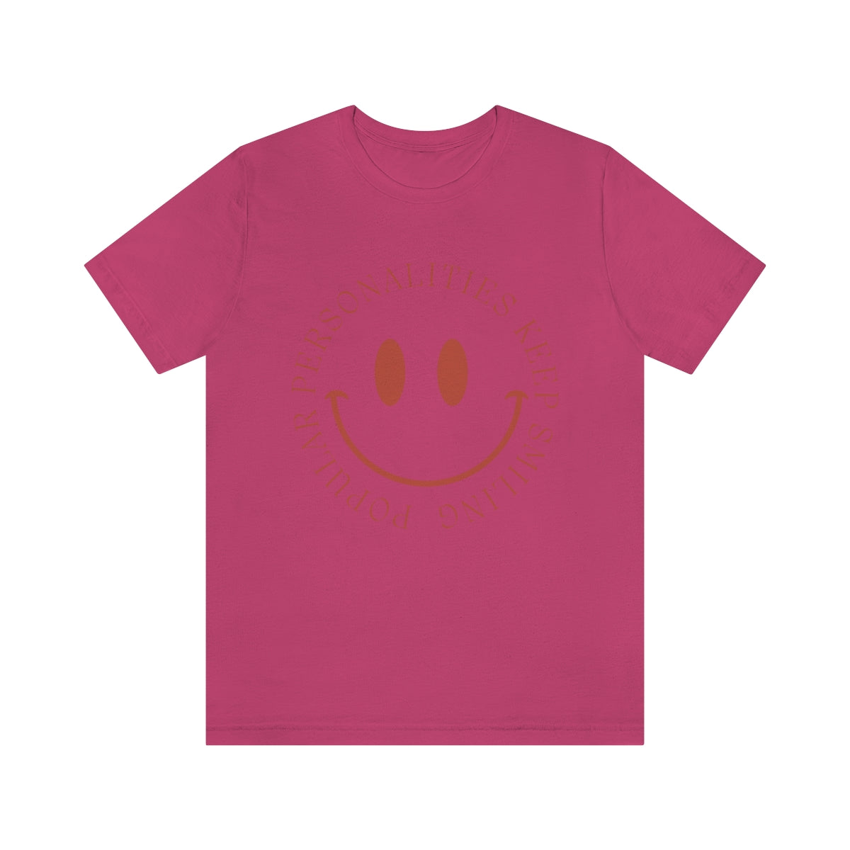 Keep Smiling Jersey Short Sleeve Tee