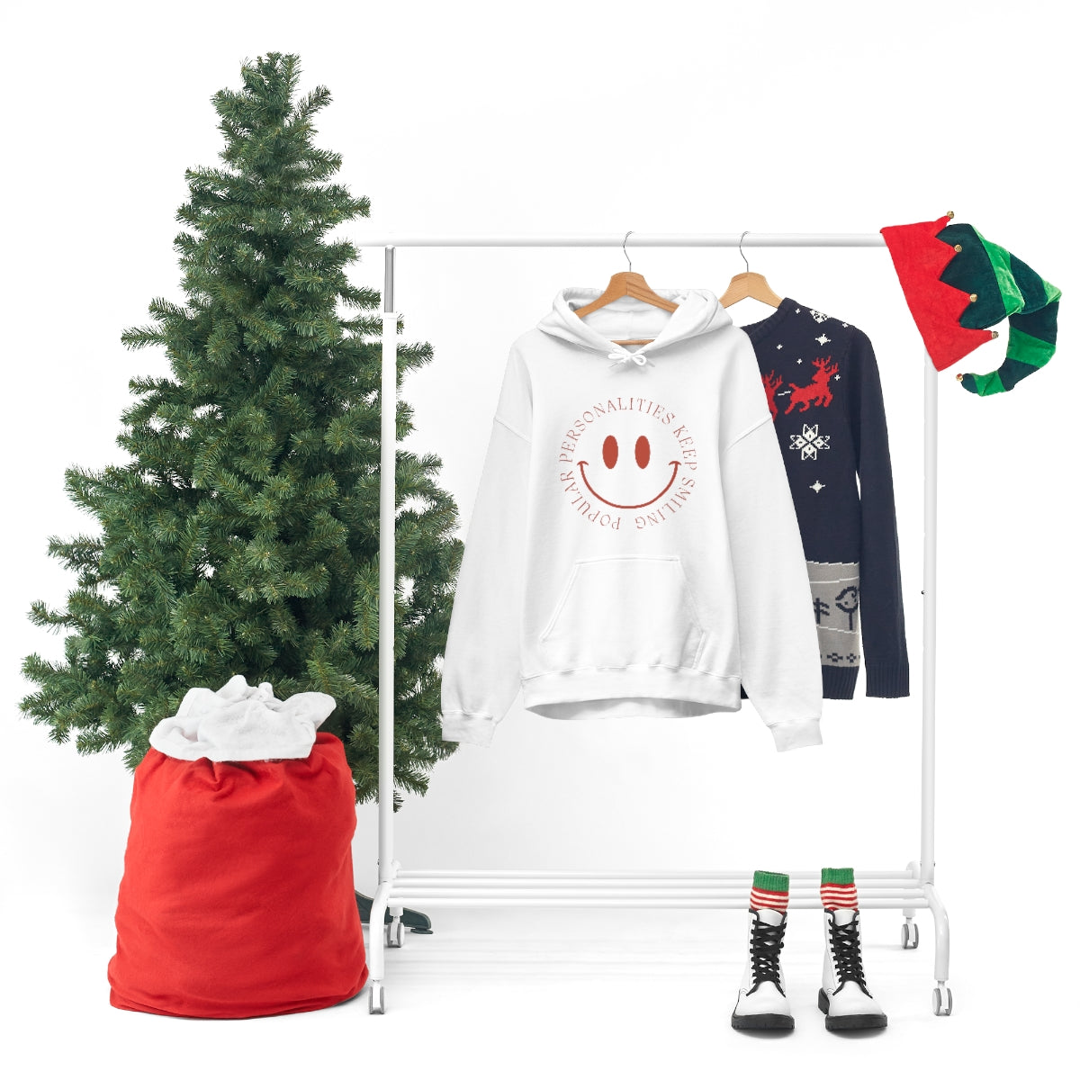 Keep Smiling Unisex Heavy Blend™ Hooded Sweatshirt