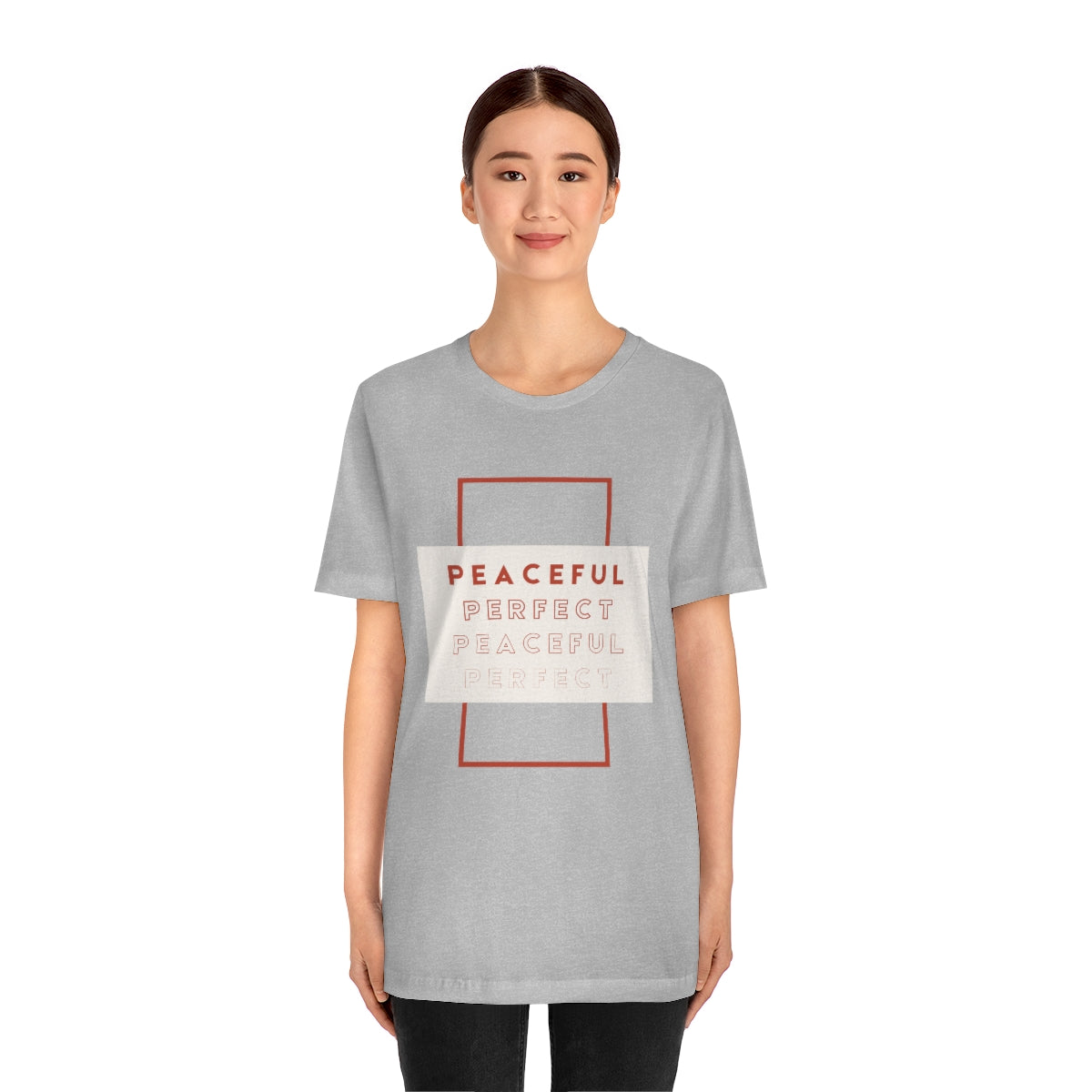 Peaceful/Perfect Jersey Short Sleeve Tee