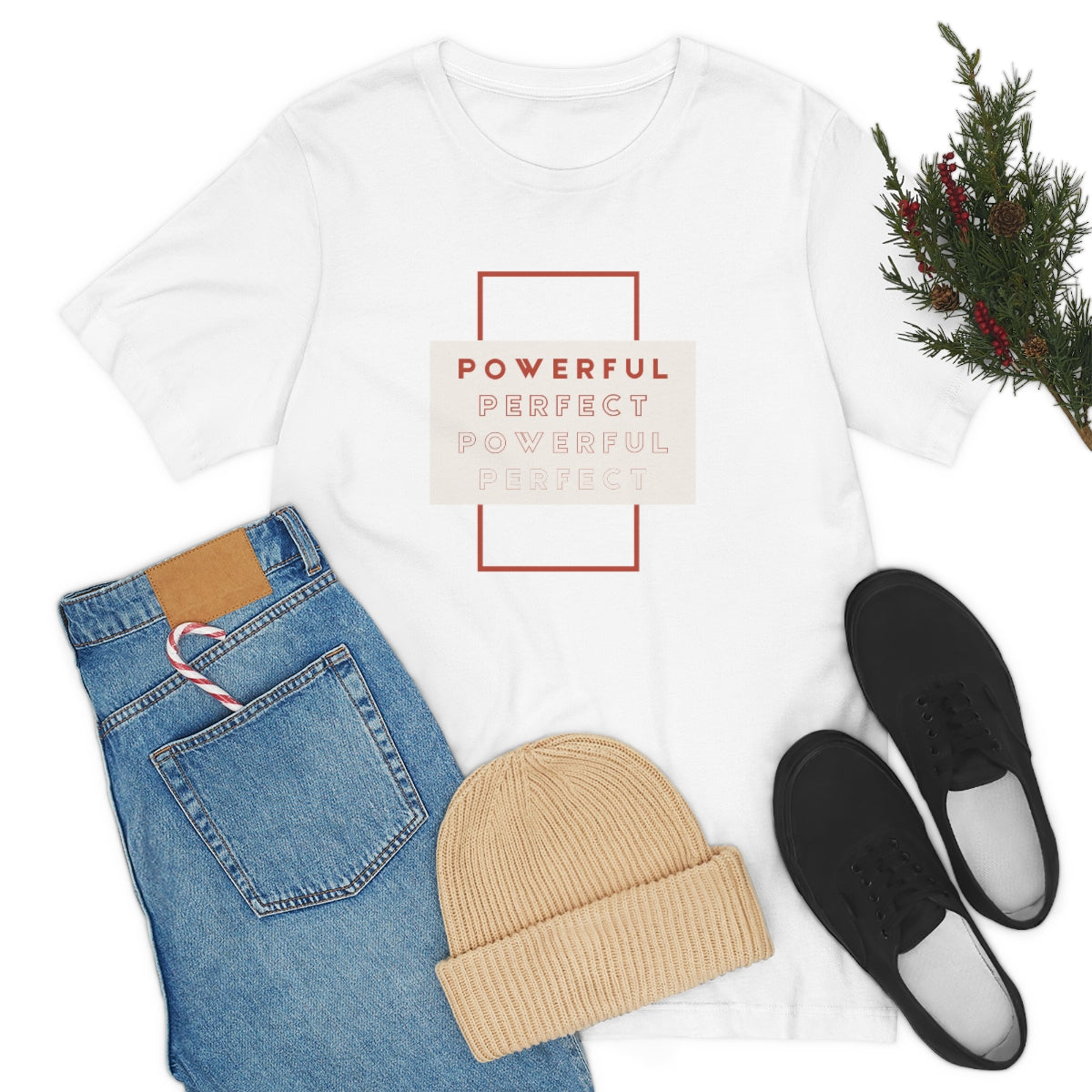Powerful/Perfect Jersey Short Sleeve Tee