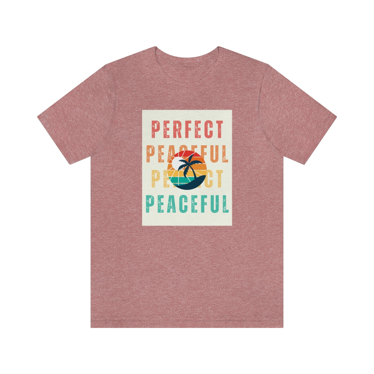 Perfect/Peaceful Unisex Jersey Short Sleeve Tee