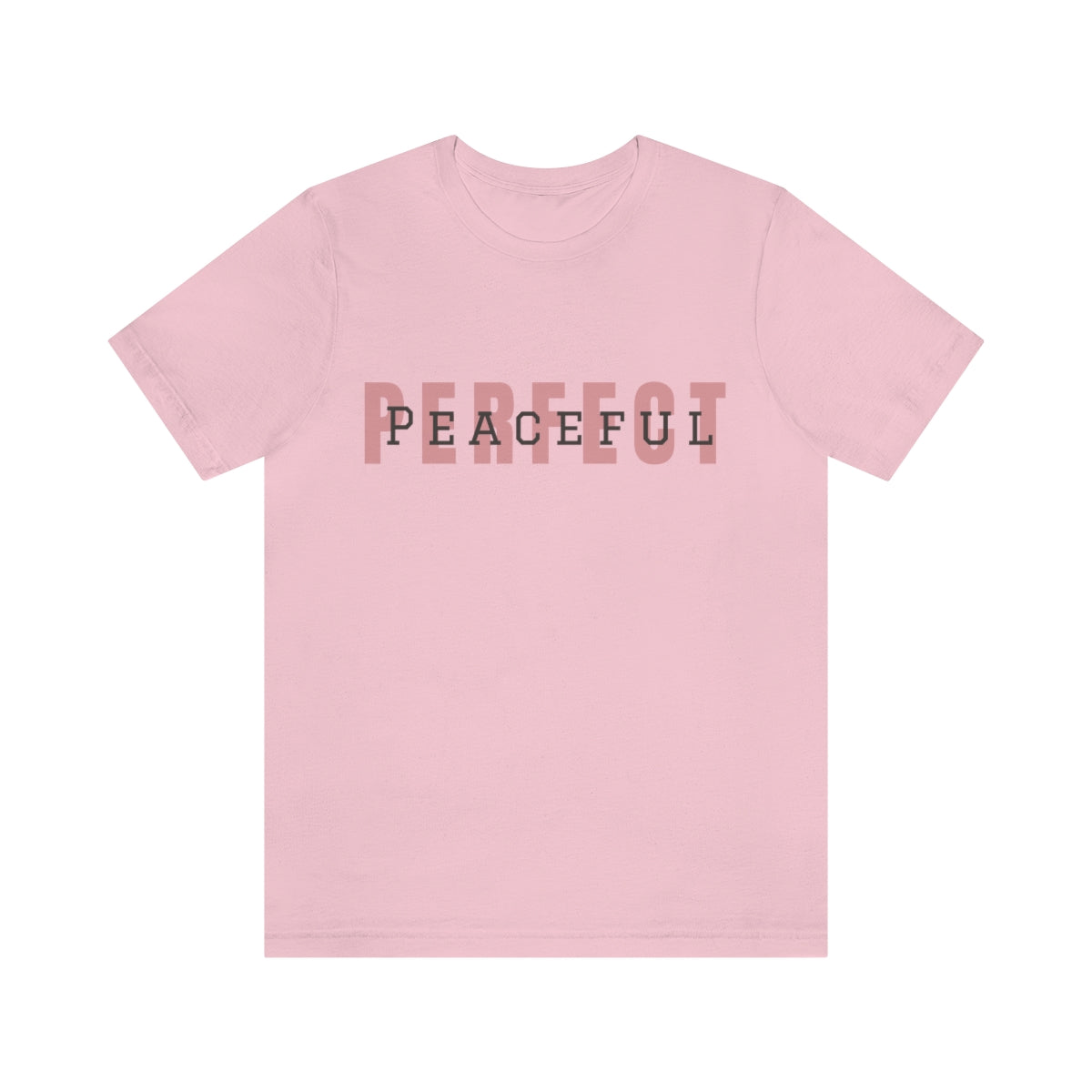 Perfect/Peaceful Logo Jersey Short Sleeve Tee