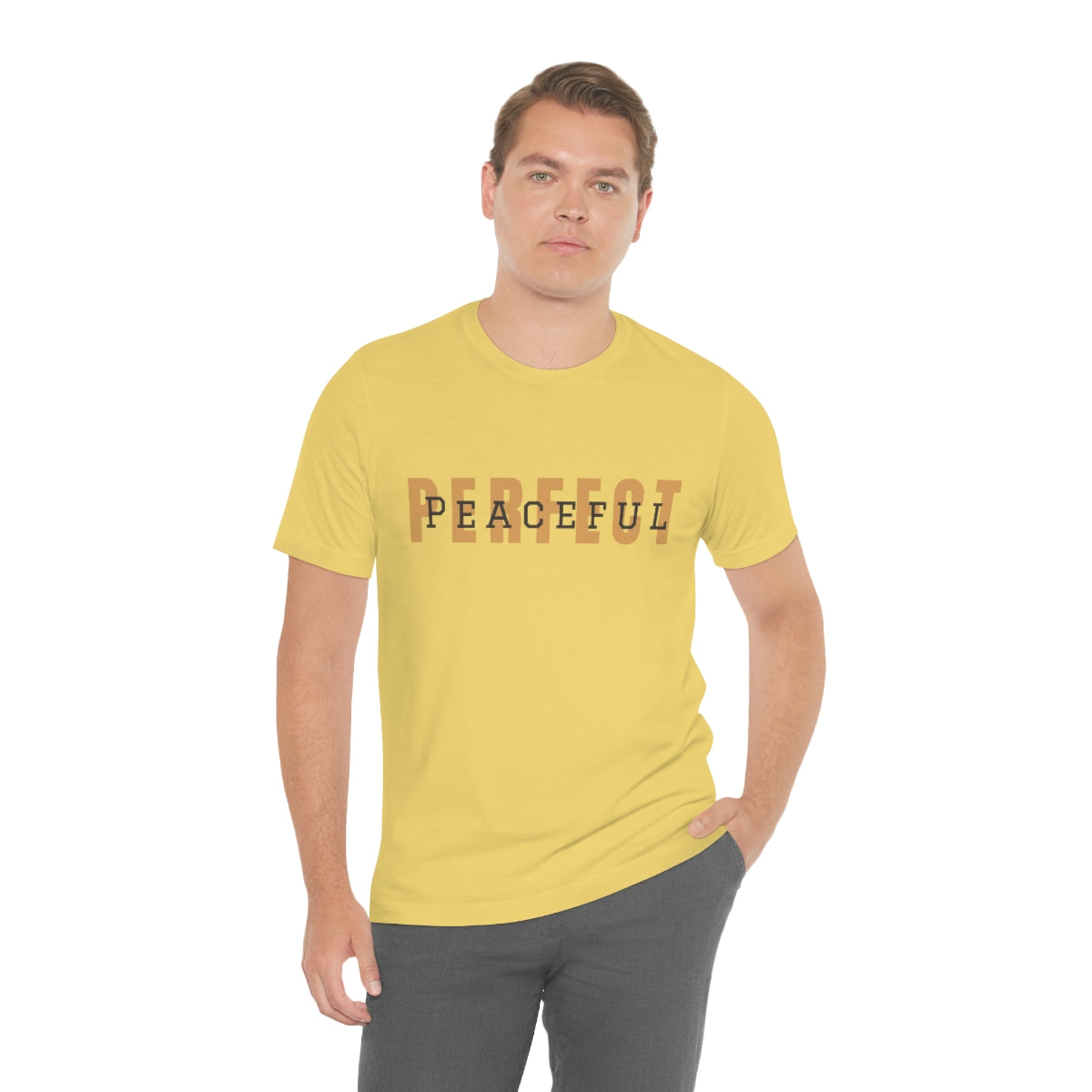Perfect/Peaceful Logo Jersey Short Sleeve Tee