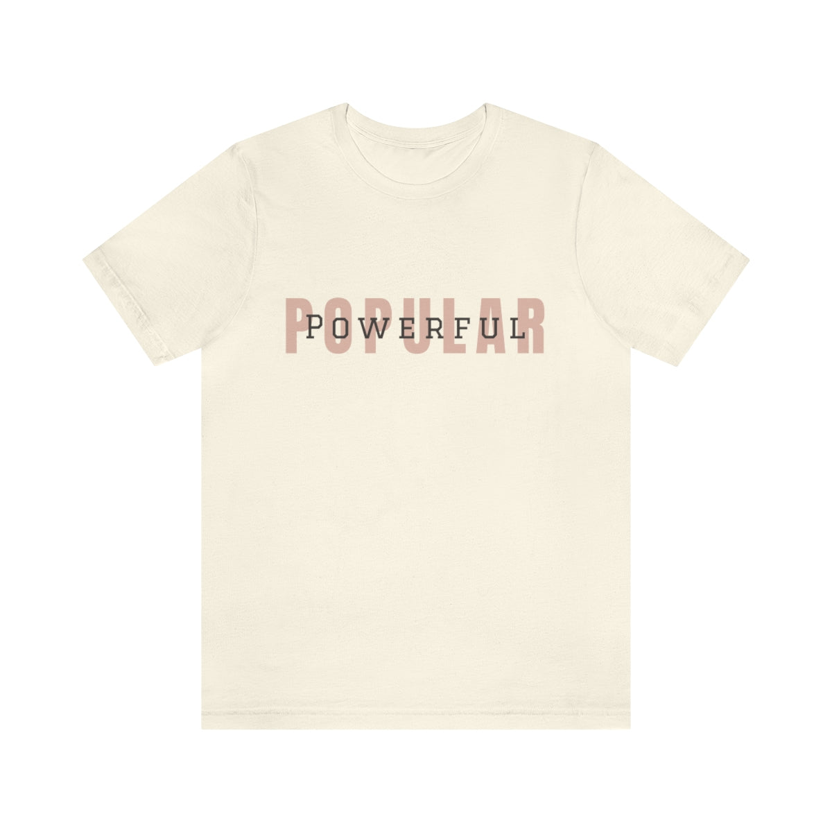Popular/Powerful Logo Jersey Short Sleeve Tee