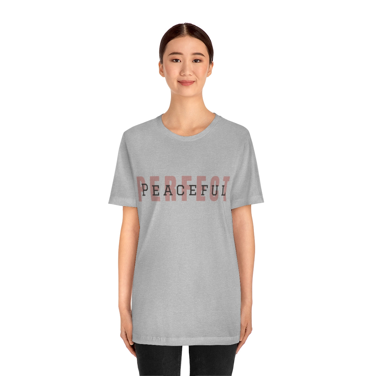 Perfect/Peaceful Logo Jersey Short Sleeve Tee