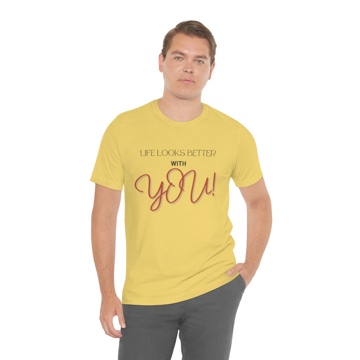 Life Looks Better With You Jersey Short Sleeve Tee