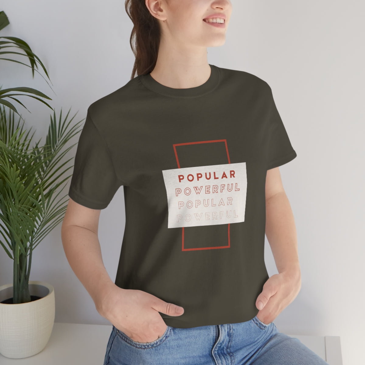 Popular/Powerful Jersey Short Sleeve Tee