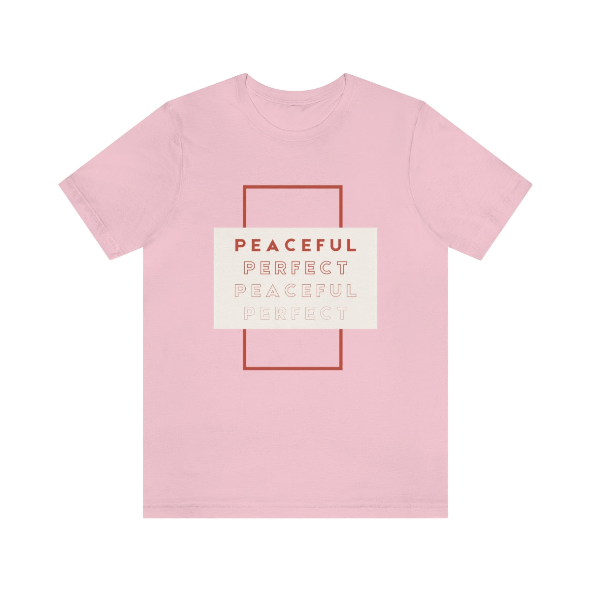 Peaceful/Perfect Jersey Short Sleeve Tee