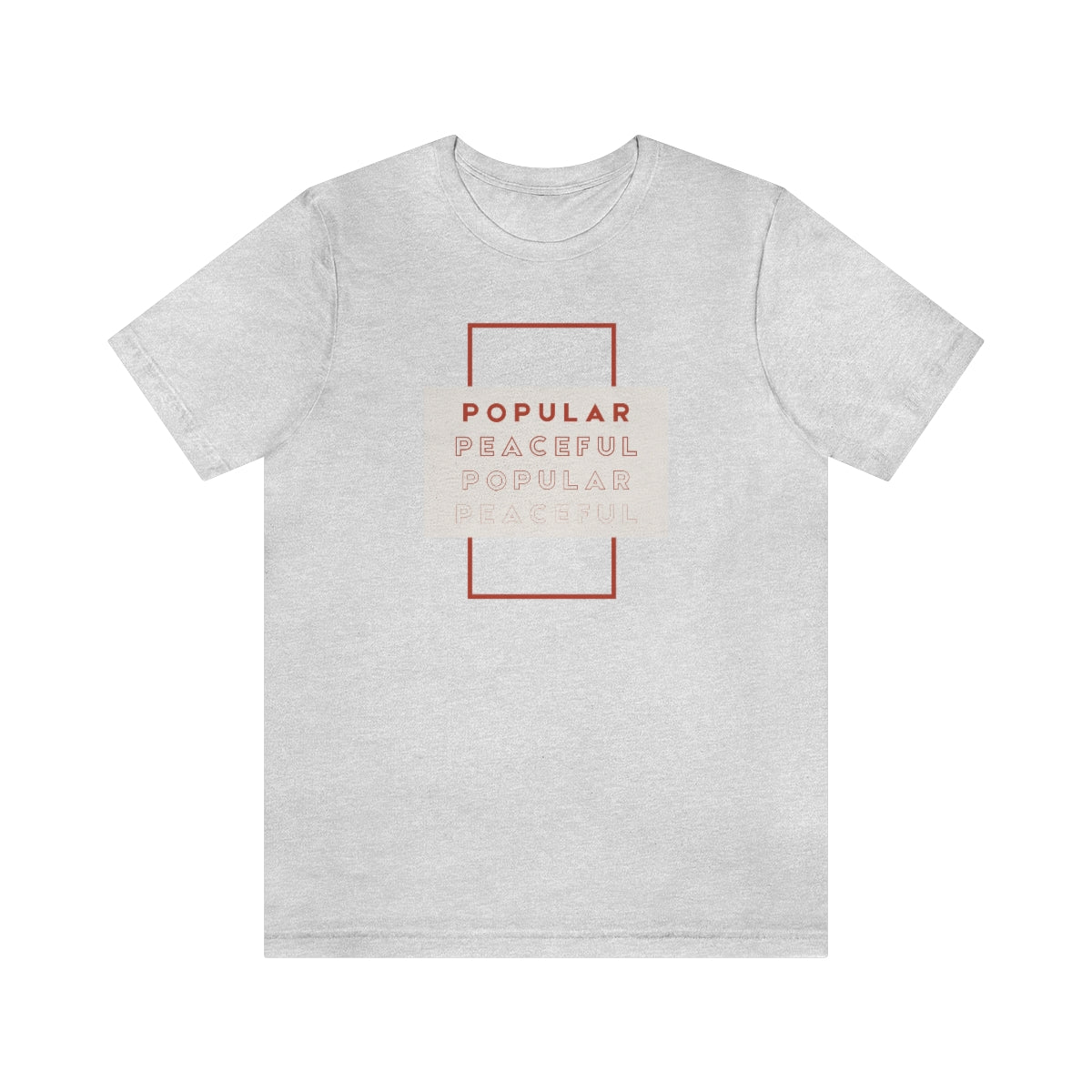 Popular/Peaceful Jersey Short Sleeve Tee