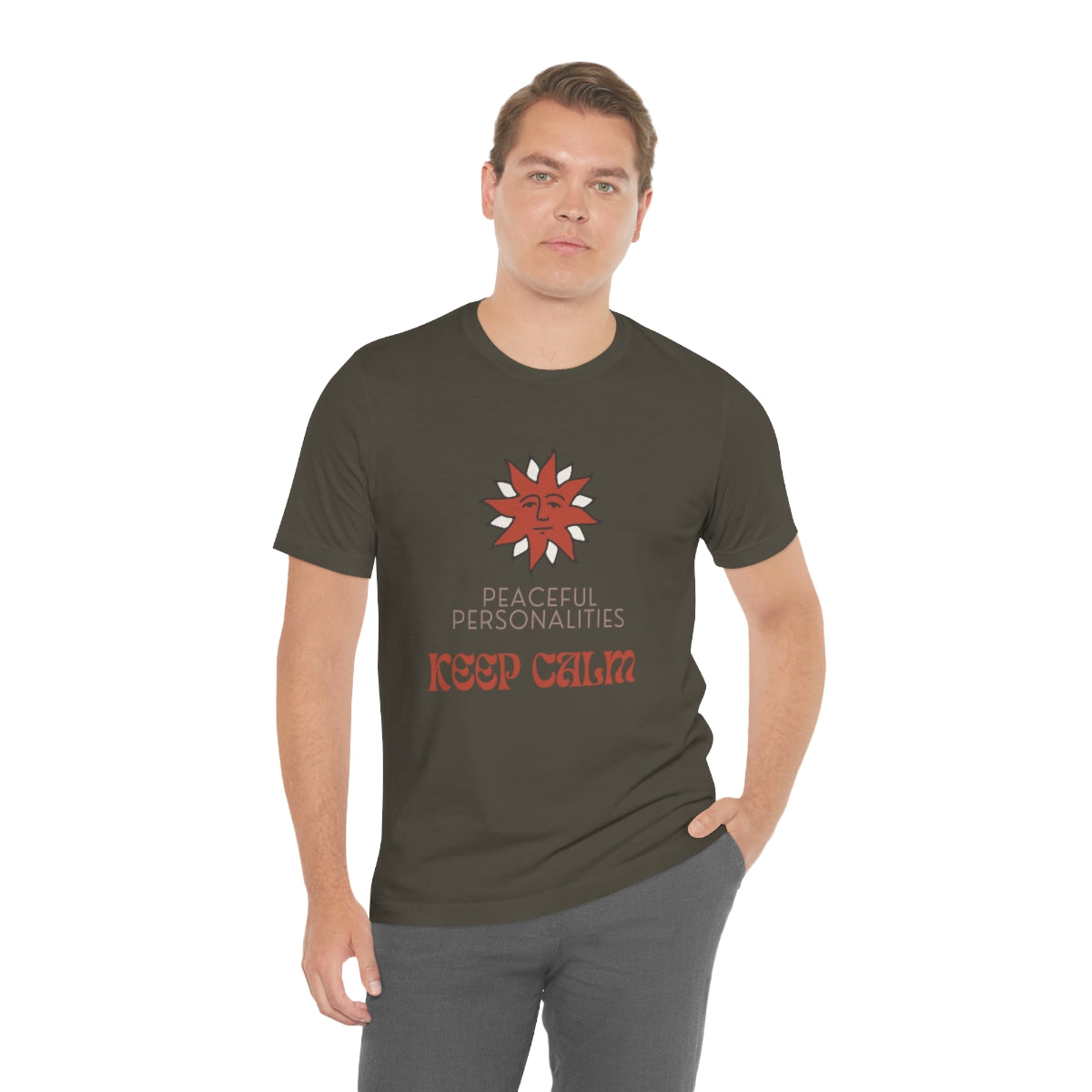 Keep Calm Jersey Short Sleeve Tee