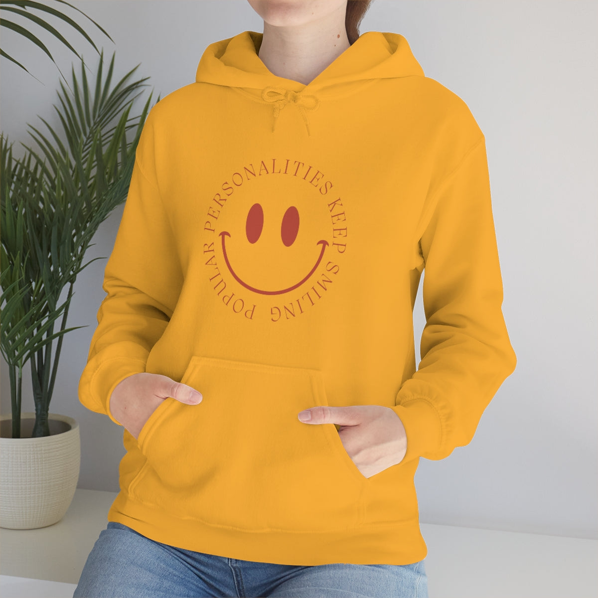 Keep Smiling Unisex Heavy Blend™ Hooded Sweatshirt