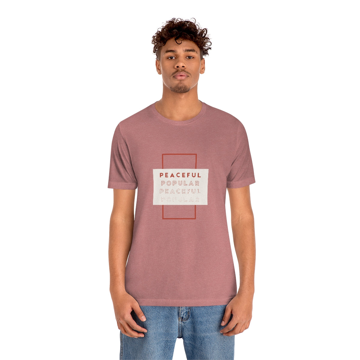 Peaceful/Popular Jersey Short Sleeve Tee