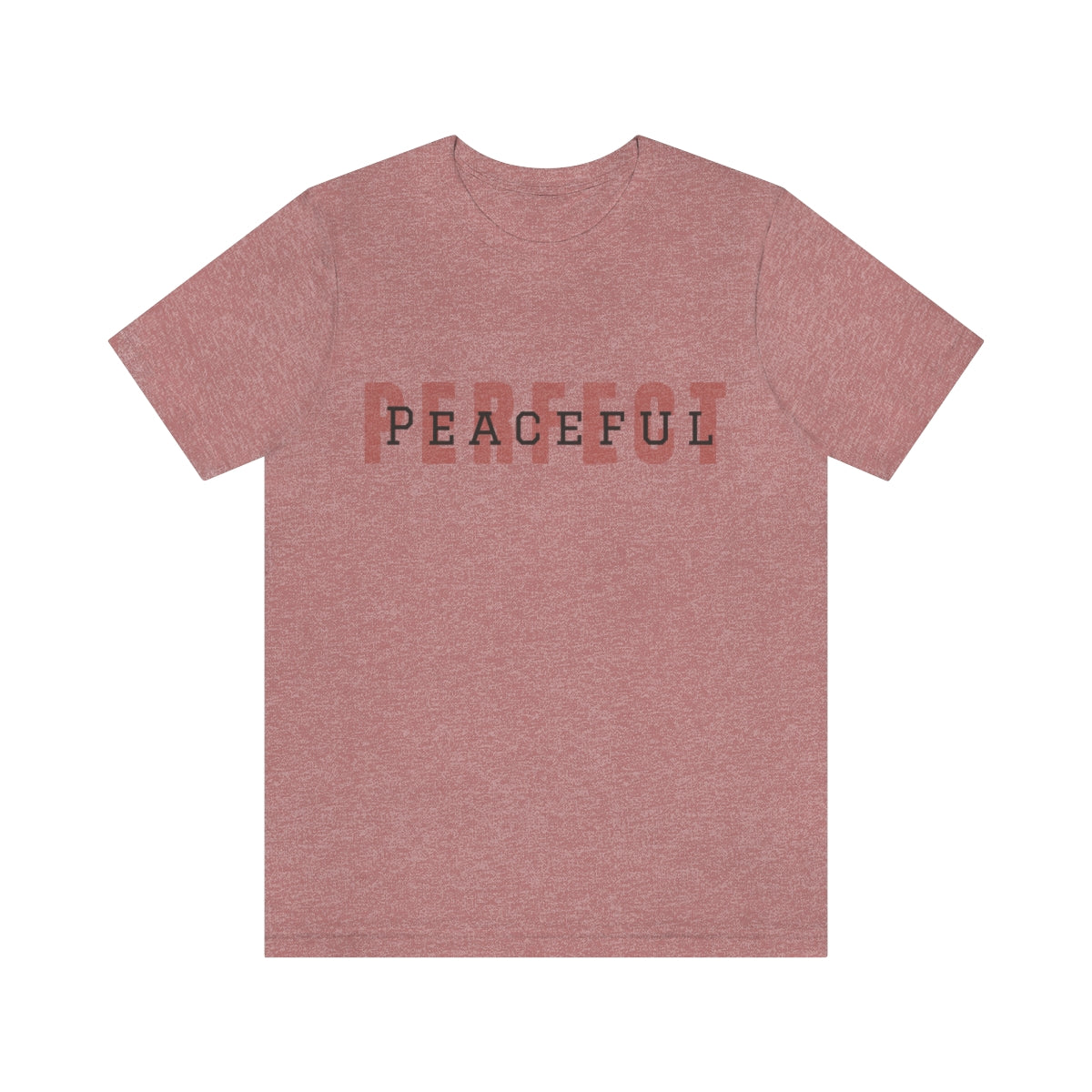 Perfect/Peaceful Logo Jersey Short Sleeve Tee