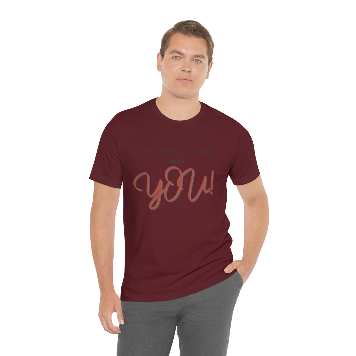 Life Looks Better With You Jersey Short Sleeve Tee