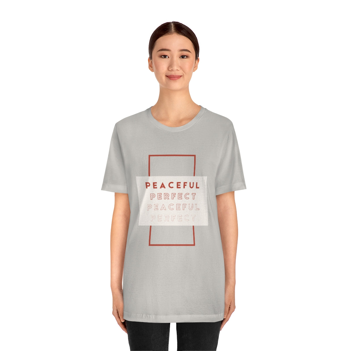 Peaceful/Perfect Jersey Short Sleeve Tee