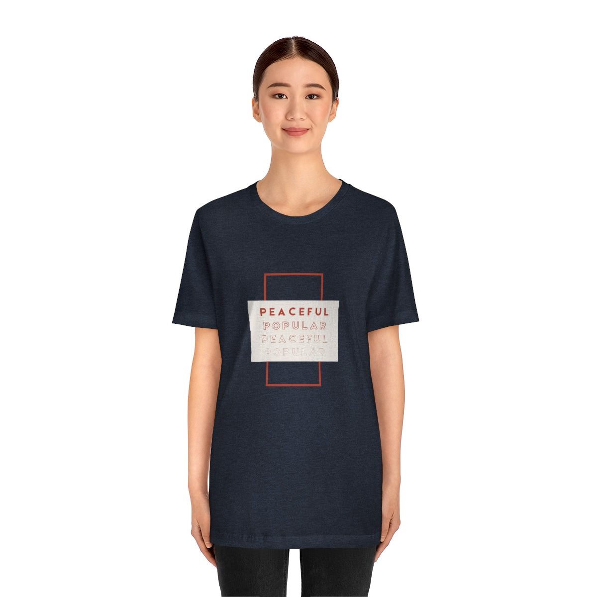 Peaceful/Popular Jersey Short Sleeve Tee