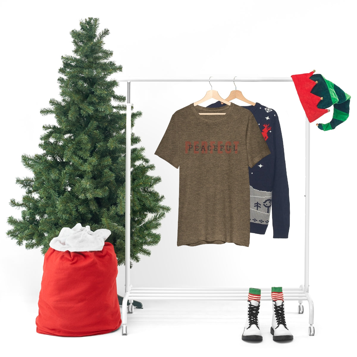 Perfect/Peaceful Logo Jersey Short Sleeve Tee
