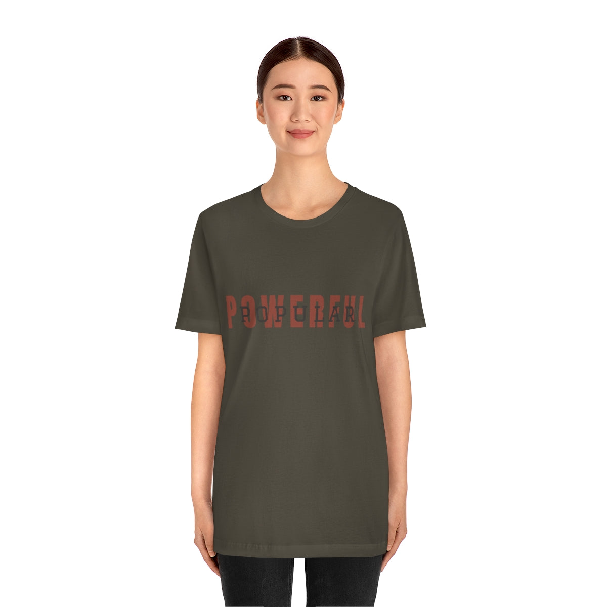 Powerful/Popular Logo Jersey Short Sleeve Tee