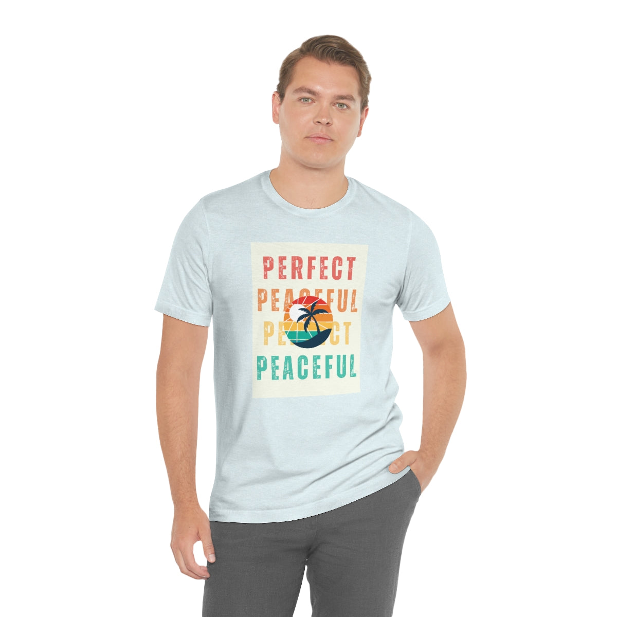 Perfect/Peaceful Unisex Jersey Short Sleeve Tee