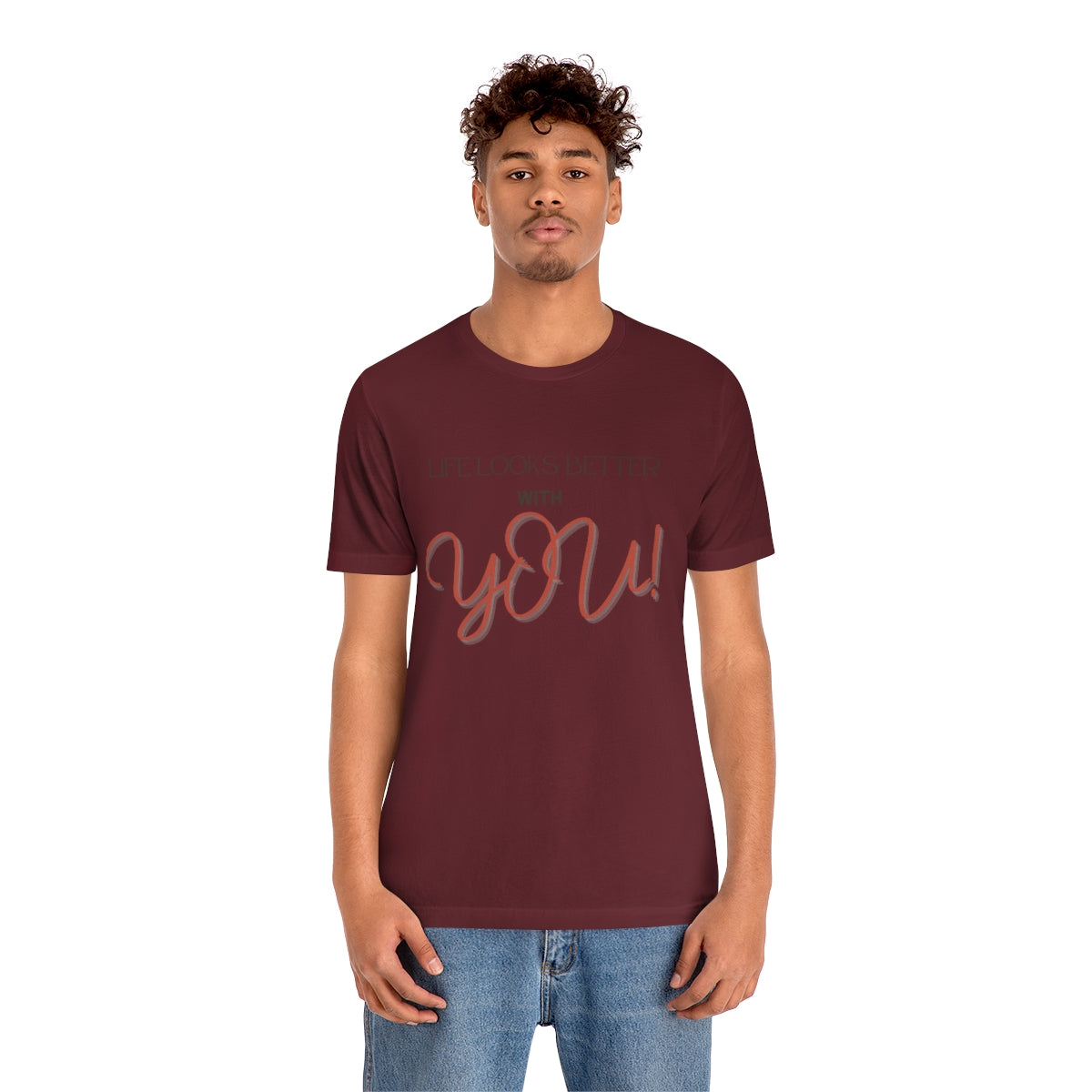 Life Looks Better With You Jersey Short Sleeve Tee