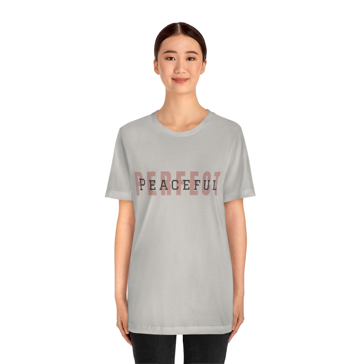 Perfect/Peaceful Logo Jersey Short Sleeve Tee