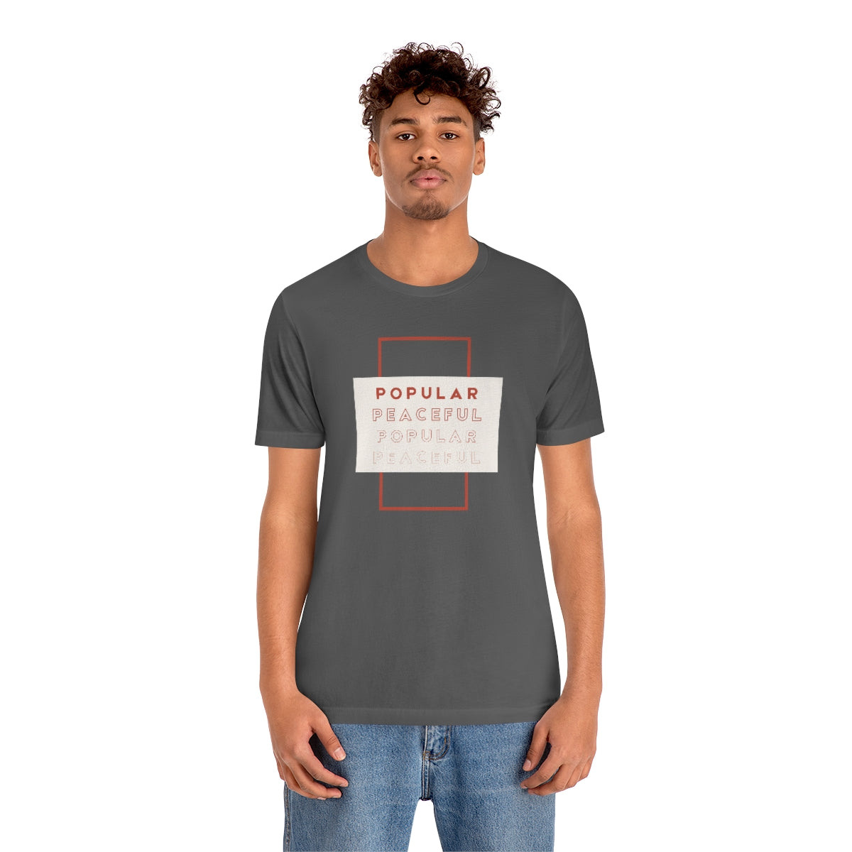 Popular/Peaceful Jersey Short Sleeve Tee