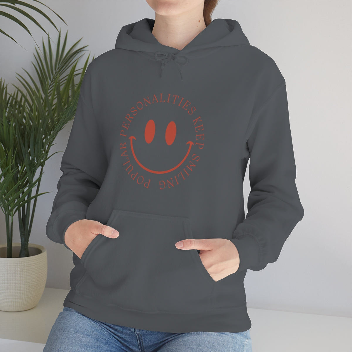 Keep Smiling Unisex Heavy Blend™ Hooded Sweatshirt