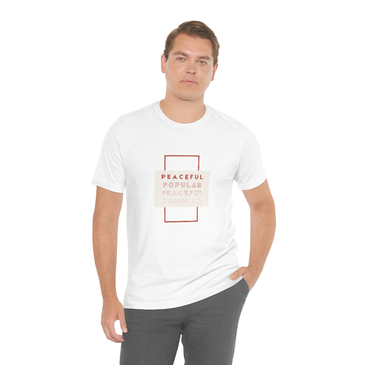 Peaceful/Popular Jersey Short Sleeve Tee