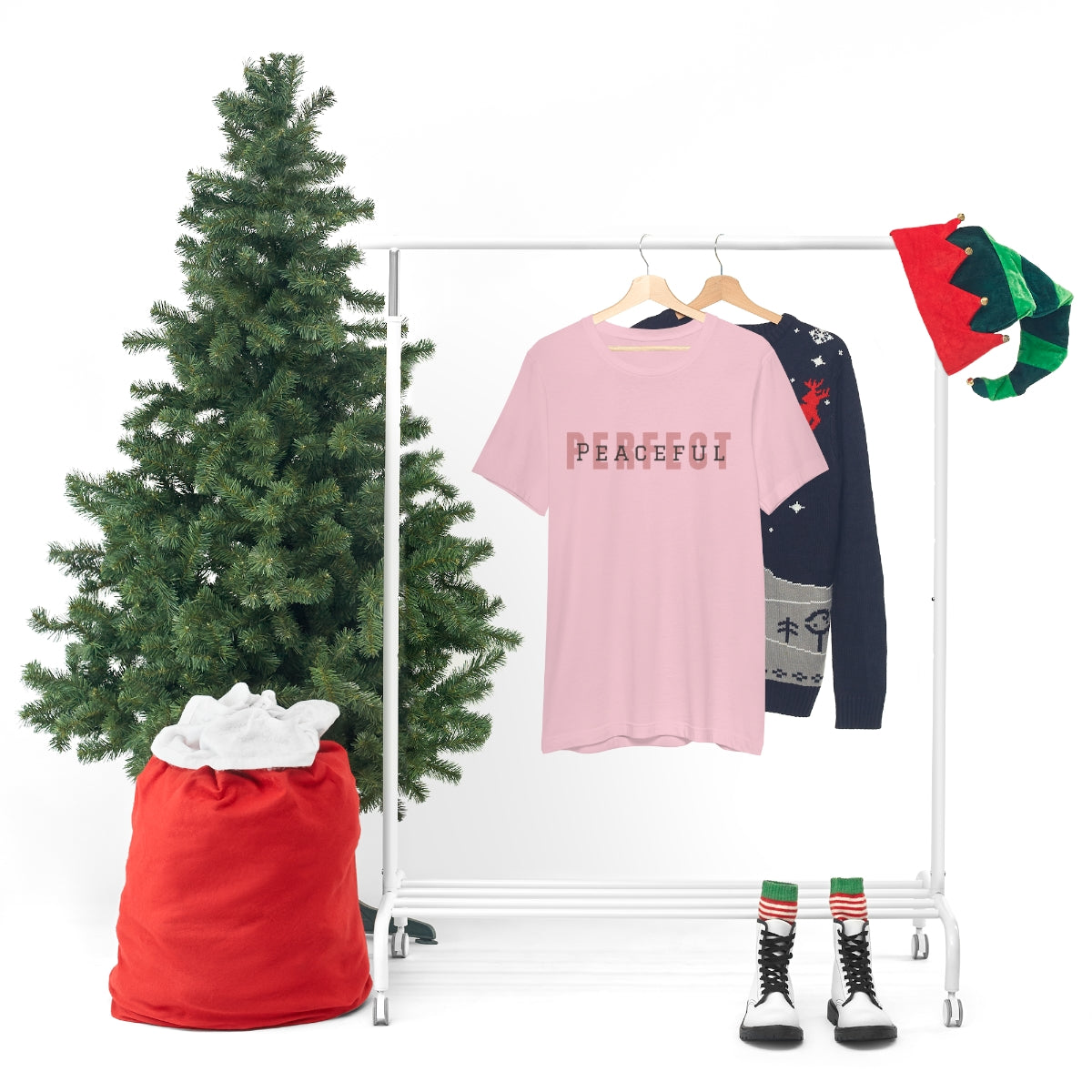 Perfect/Peaceful Logo Jersey Short Sleeve Tee