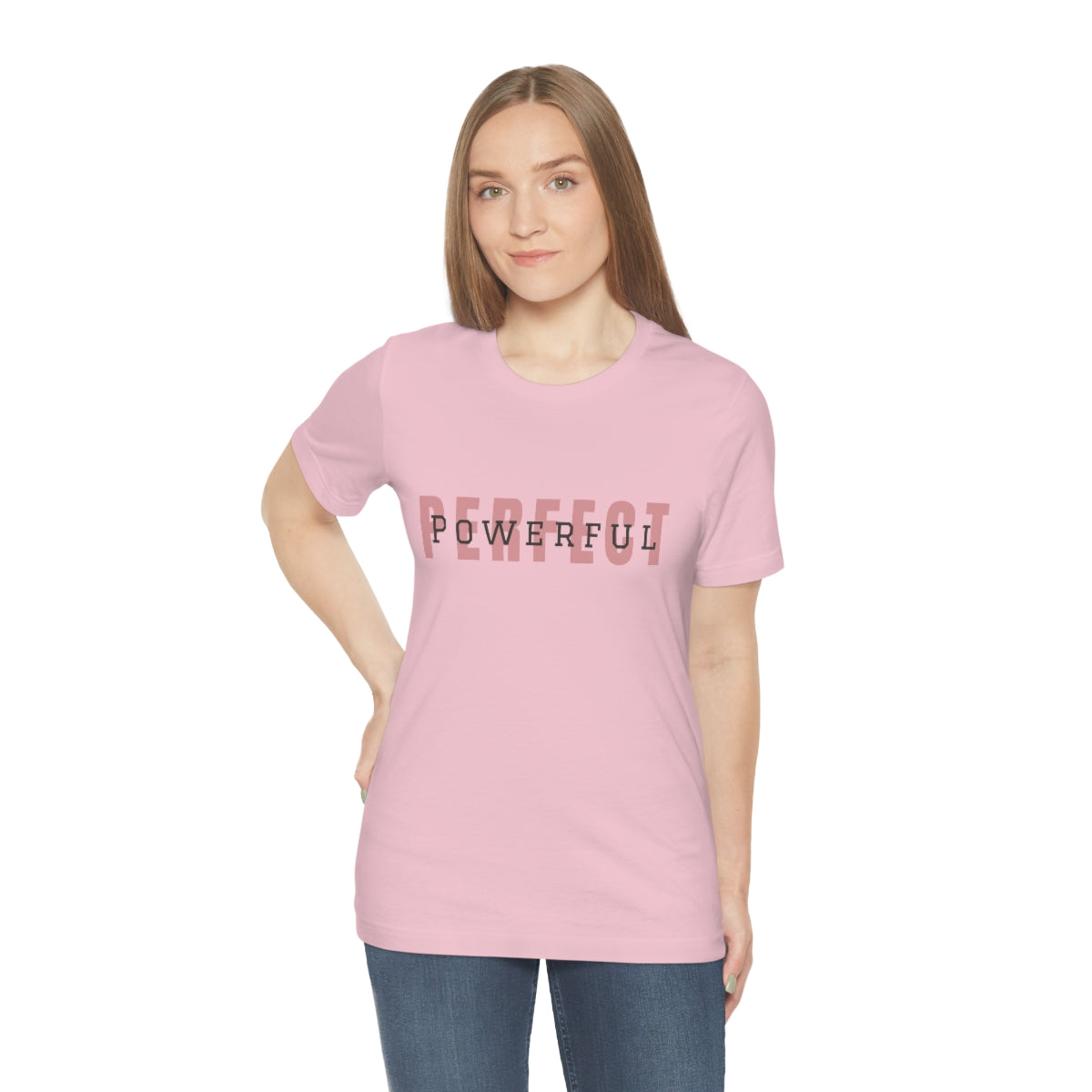 Perfect/Powerful Logo Jersey Short Sleeve Tee