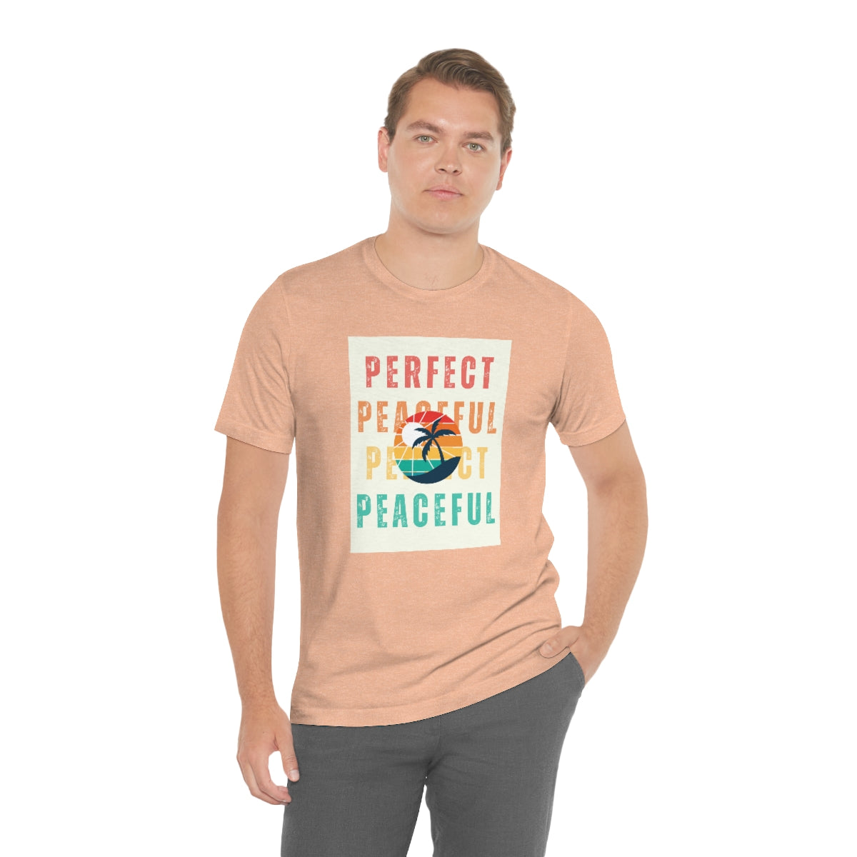 Perfect/Peaceful Unisex Jersey Short Sleeve Tee