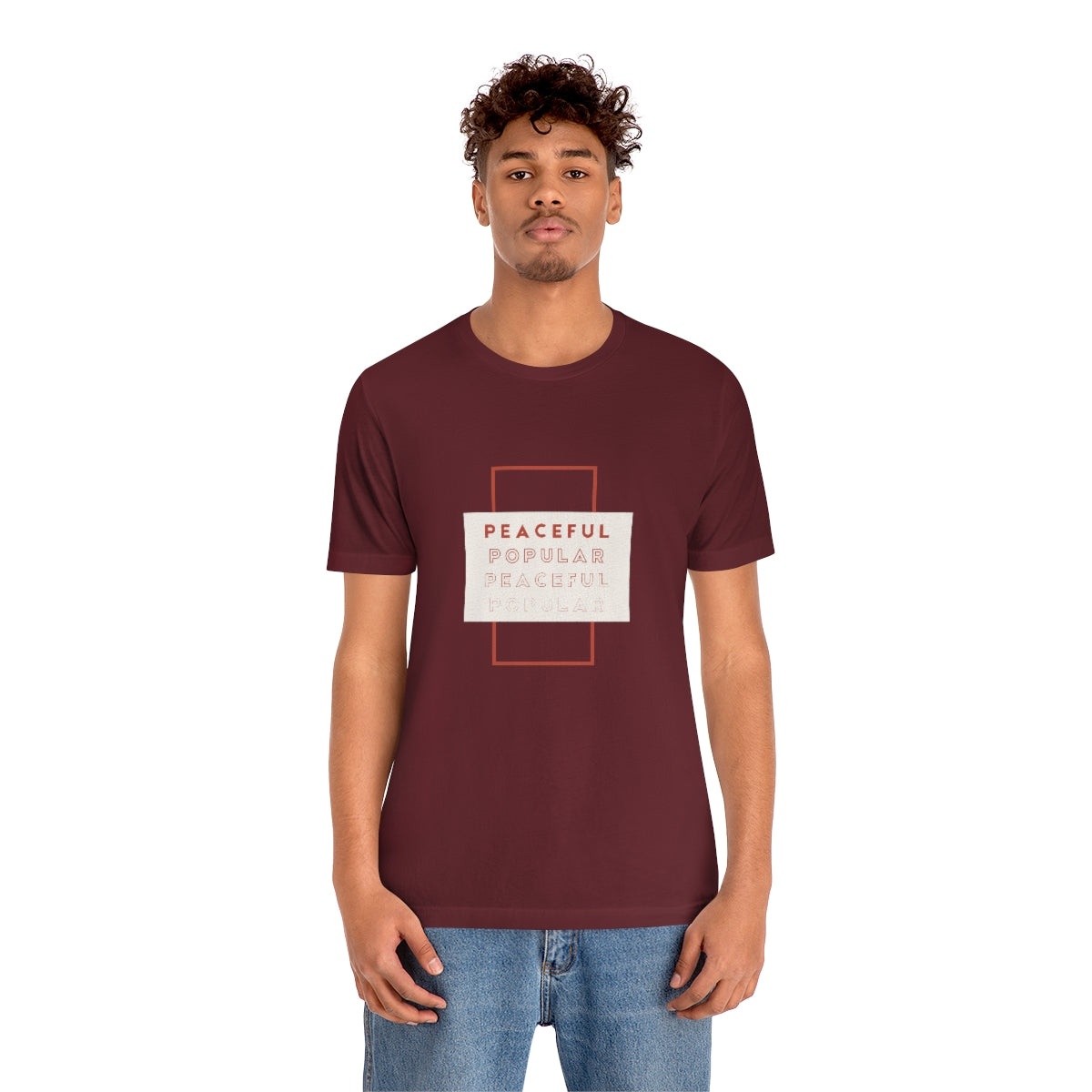 Peaceful/Popular Jersey Short Sleeve Tee