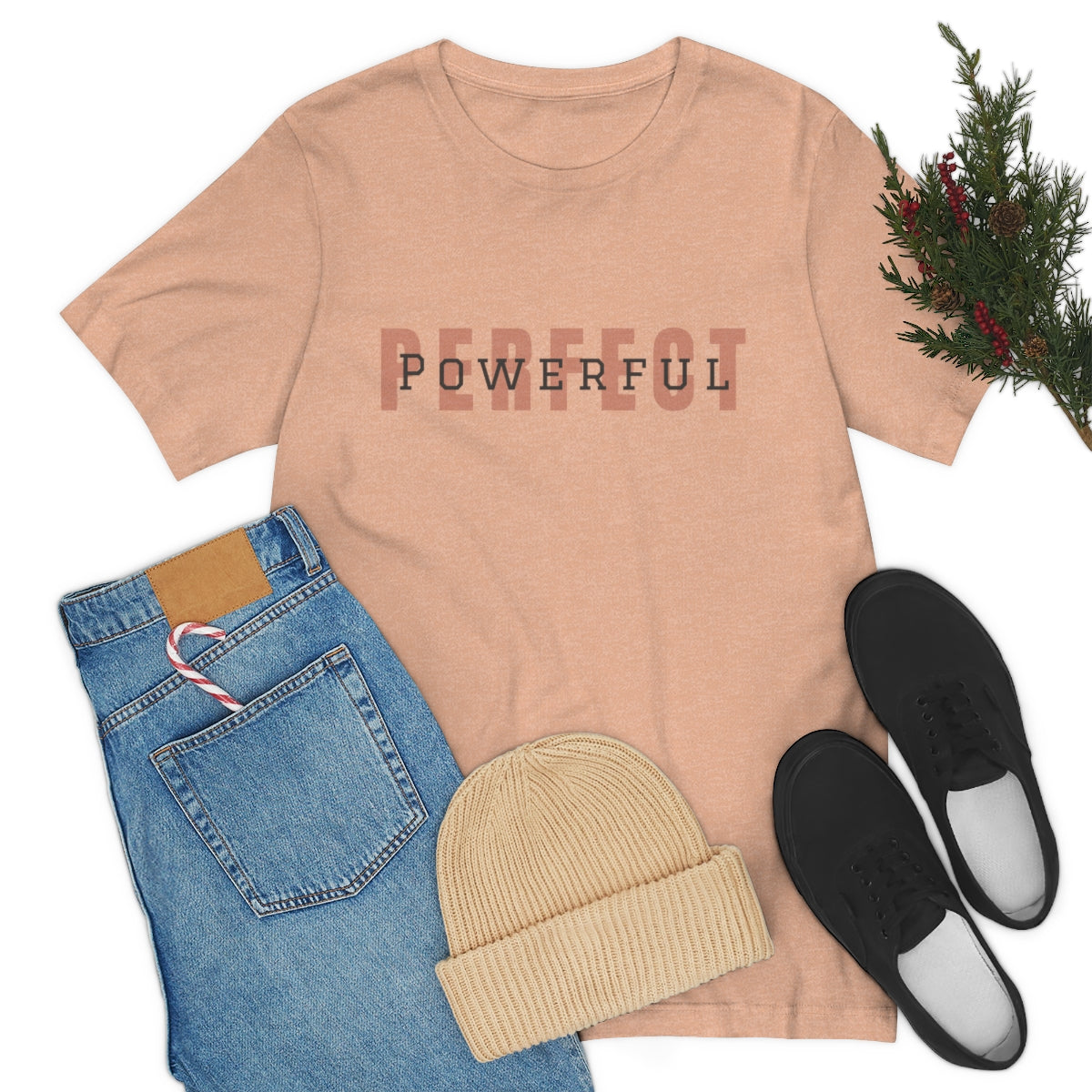 Perfect/Powerful Logo Jersey Short Sleeve Tee