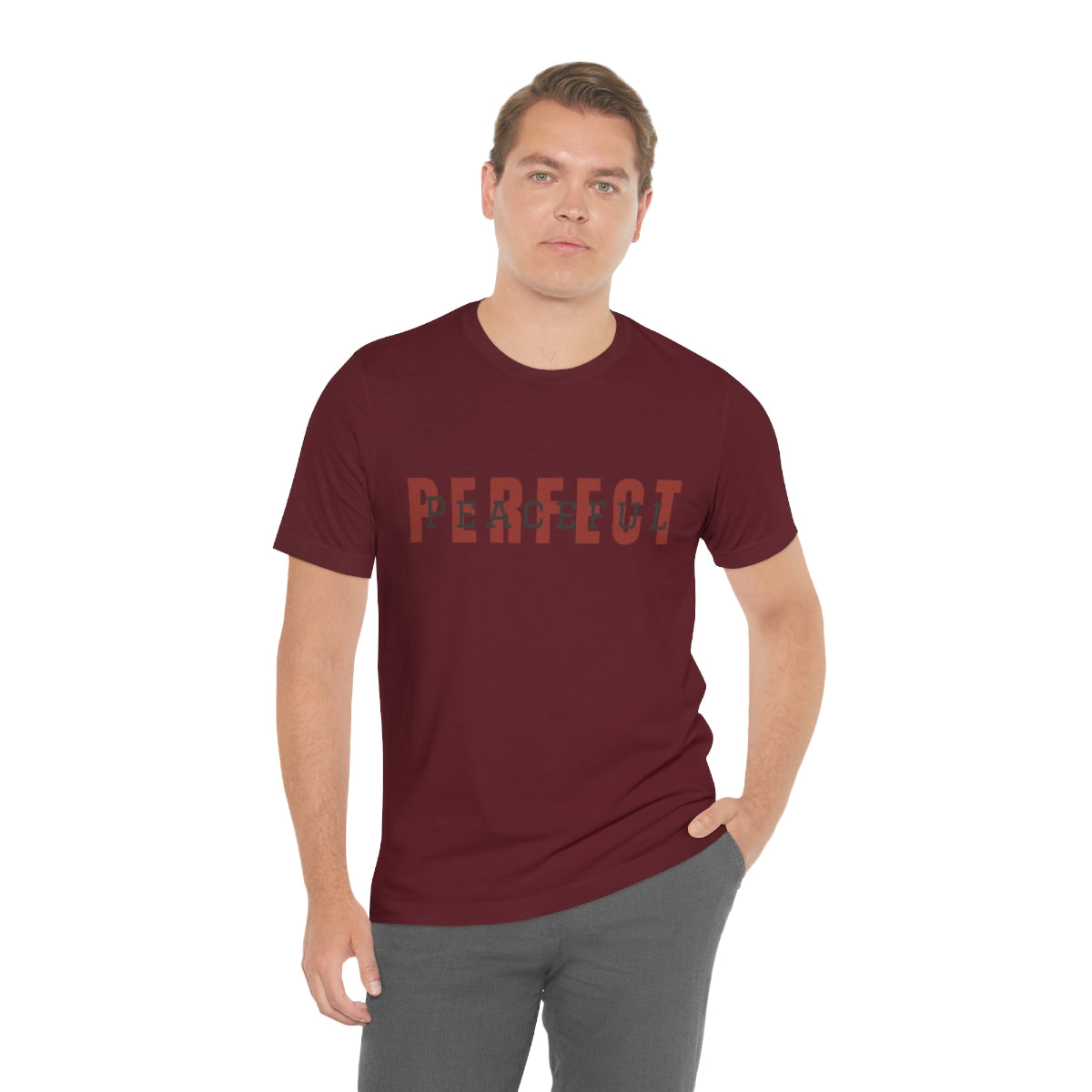 Perfect/Peaceful Logo Jersey Short Sleeve Tee