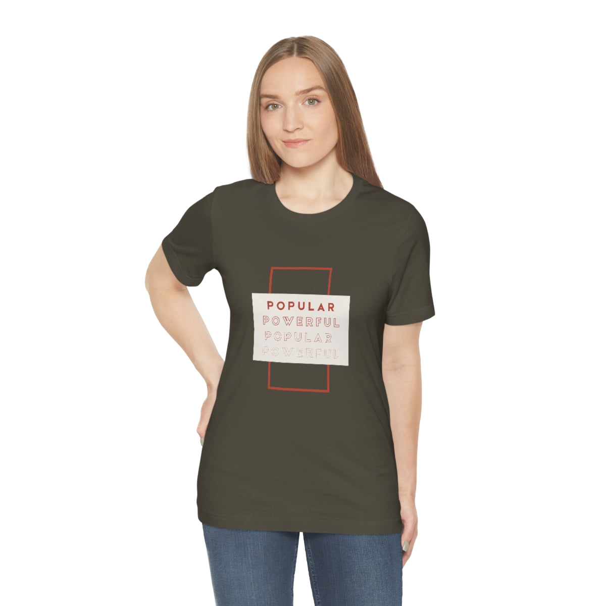 Popular/Powerful Jersey Short Sleeve Tee