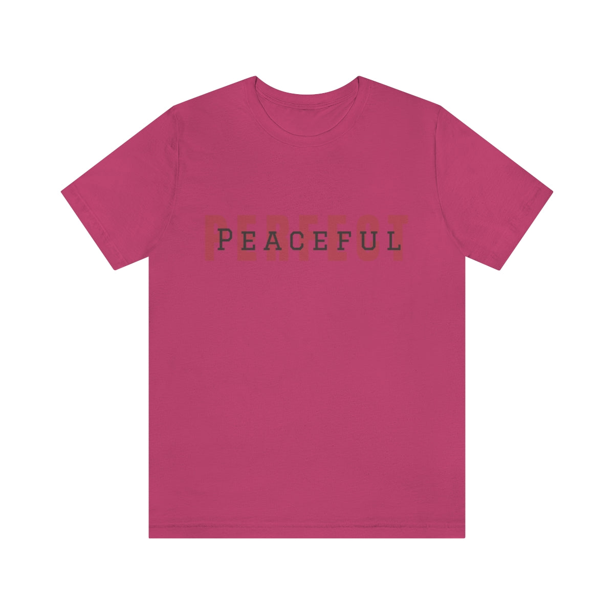 Perfect/Peaceful Logo Jersey Short Sleeve Tee