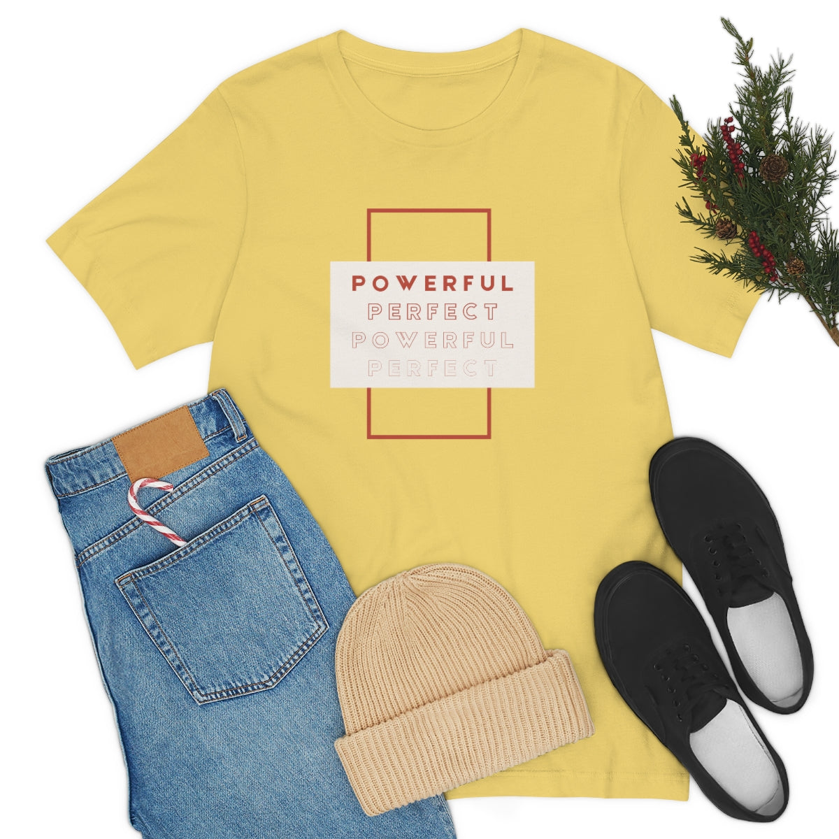 Powerful/Perfect Jersey Short Sleeve Tee