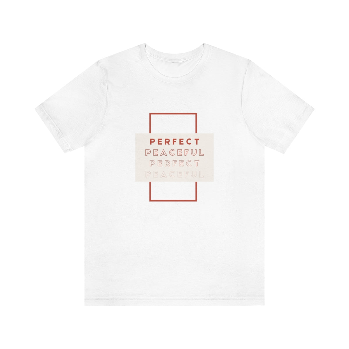 Perfect/Peaceful Jersey Short Sleeve Tee