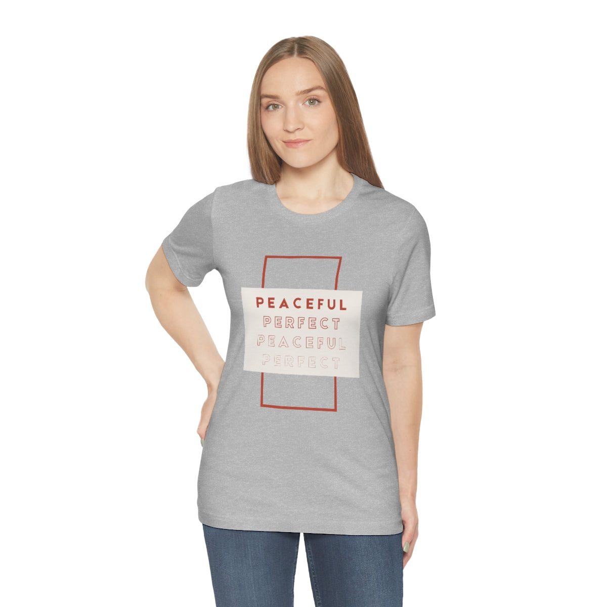 Peaceful/Perfect Jersey Short Sleeve Tee